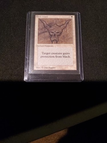 Carta mtg black ward alpha - ward, nm