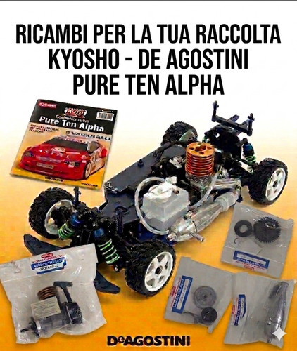 Ricambi kyosho pure ten alpha - ten,