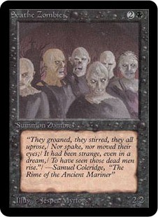 Magic mtg scathe zombies - -,