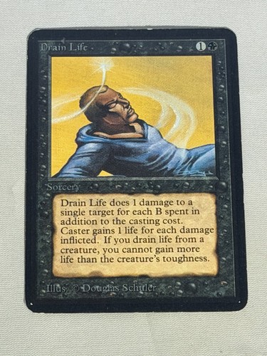 Mtg drain life alpha magic - mtg,