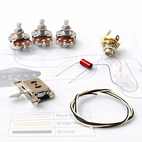 Kit cablaggio stratocaster - cablaggio,